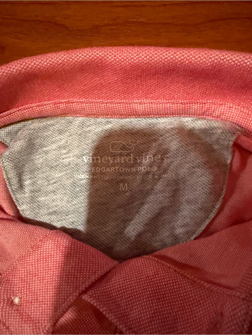 Vineyard Vines Coral Pink Polo